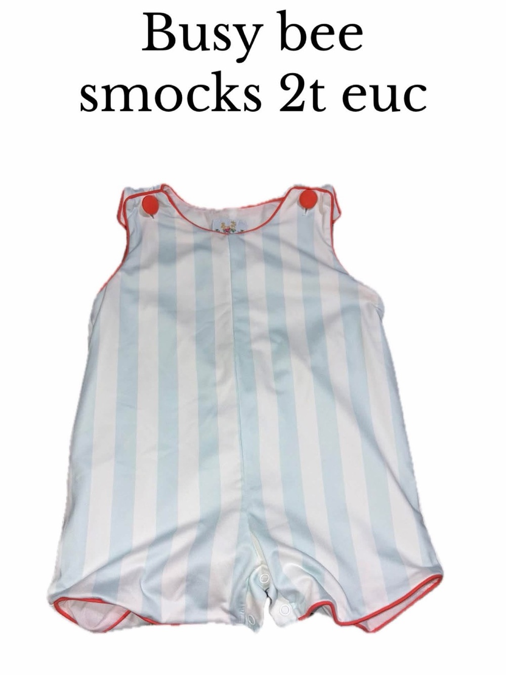Busy bee 2t shortall blue white